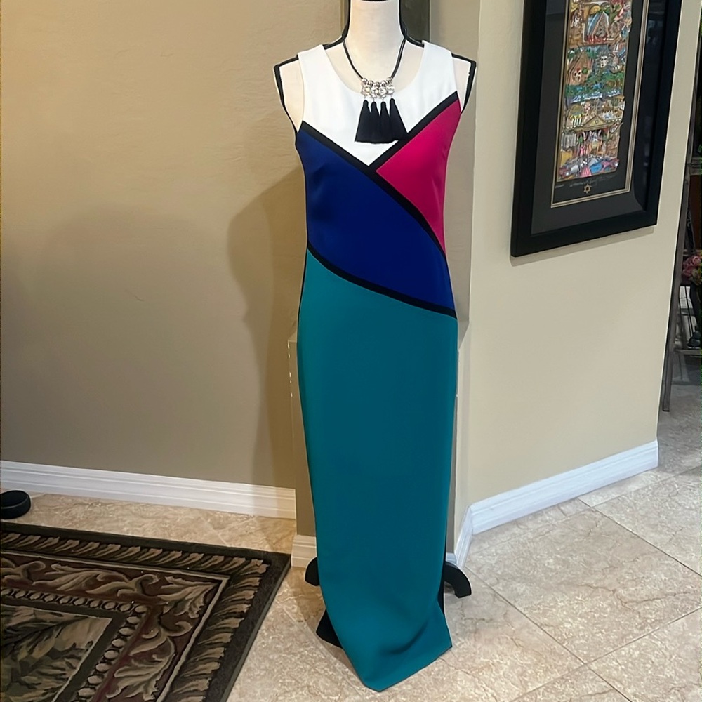Beautiful Day’s color schematic long Size M dress